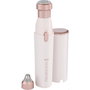 Remington WFS200 BareMe 2 en 1 Afeitadora Facial y Recortadora de Cejas, Blanco
