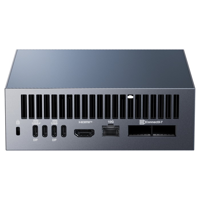 ASUS Ascent GX10 GX10-GG0003BN, Mini PC con NVIDIA GB10, 128GB LPDDR5x, 1TB SSD PCIe Gen4 ASUS Ascent GX10 GX10-GG0003BN, Mini PC con NVIDIA GB10, 128GB LPDDR5x, 1TB SSD PCIe Gen4