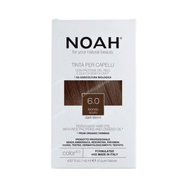 NOAH Tinte Capilar Rubio Oscuro 6.0 140Ml Sin Amoniaco Con Proteinas De Arroz