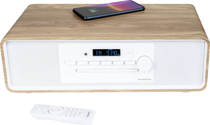 Thomson Microsistema Bluetooth M30 Blanco y Negro 60W con Radio FM/CD/MP3/USB Thomson Microsistema Bluetooth M30 Blanco y Negro 60W con Radio FM/CD/MP3/USB