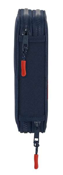 Plumier Doble Munich Flash Azul marino 12.5 x 19.5 x 4 cm (28 piezas)