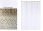 DKD Home Decor Cortina de Poliéster Blanca 140x260 cm con 8 Anillas