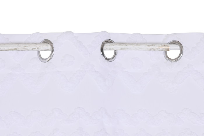 DKD Home Decor Coord cama 1c24 Cortina Boho Blanco 260 x 140 cm (2 Unidades) DKD Home Decor Coord cama 1c24 Cortina Boho Blanco 260 x 140 cm (2 Unidades)