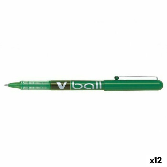 Pilot V-Ball 07 Verde (Set de 12)