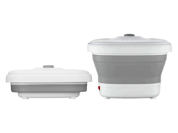 Argon Masajeador de Pies Plegable de Silicona, 9.5 L, 400W. Dimensiones 35x38x25 cm. Talla Máxima 46. (Set de 6)