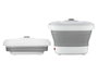 Argon Masajeador de Pies Plegable de Silicona, 9.5 L, 400W. Dimensiones 35x38x25 cm. Talla Máxima 46. (Set de 6)