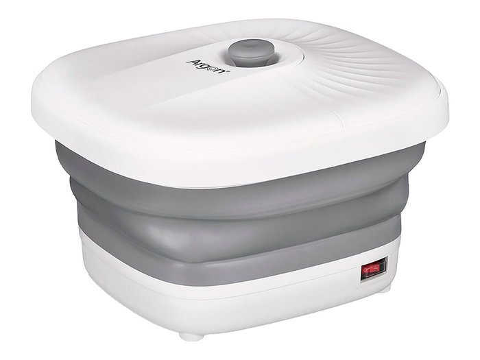 Argon Masajeador de Pies Plegable de Silicona, 9.5 L, 400W. Dimensiones 35x38x25 cm. Talla Máxima 46. (Set de 6)