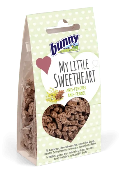 Bunny Nature My Little Sweetheart Anis&Hinojo Snack para Roedores y Conejos 8x30 gr