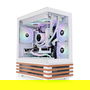 Thermaltake View 170 WS ARGB Snow White Mini Torre PC Micro ATX Mini-ITX SPCC Vidrio Templado Juego