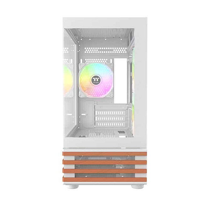 Thermaltake View 170 WS ARGB Snow White Mini Torre PC Micro ATX Mini-ITX SPCC Vidrio Templado Juego