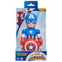 Hasbro Spidey and His Amazing Friends - Figura de Acción Capitán América Steve Rogers G2462 Marvel - 5 Puntos de Articulación