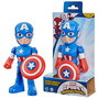 Hasbro Spidey and His Amazing Friends - Figura de Acción Capitán América Steve Rogers G2462 Marvel - 5 Puntos de Articulación