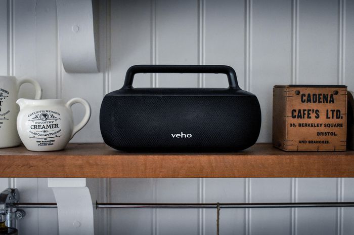 Veho MZ-7 Altavoz Inalámbrico Bluetooth Portátil, 40W Potencia, 24 Horas de Autonomía, Resistente al Agua IPX6