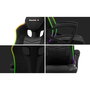 Silla Gaming Huzaro HZ-Force 2.5 RGB Mesh Negro Gris