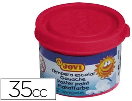 Jovi Témpera Escolar Bermellón Estuche de 5 Botes de 35 ml