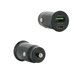 Mobilis Cargador de coche universal negro con encendedor de cigarrillos 001351