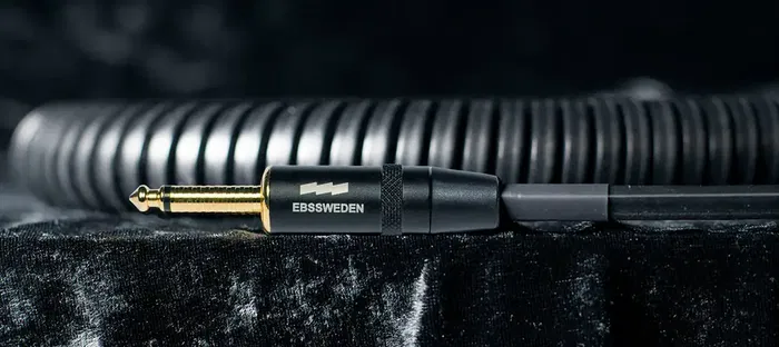 EBS Cable de instrumento Regular Square jack 6.35mm, forma cuadrada antienredos, 6.8m, conectores rectos chapados en oro WaveGrip