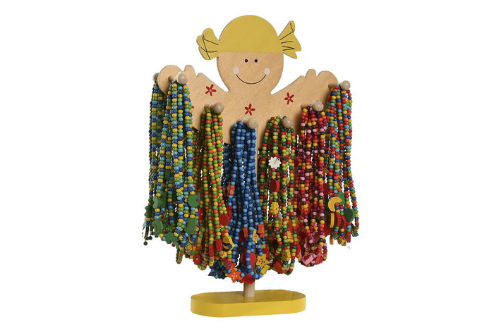 DKD Home Decor Collar Kids Multicolor 20.5 x 3.5 x 20.5 cm (72 Unidades)