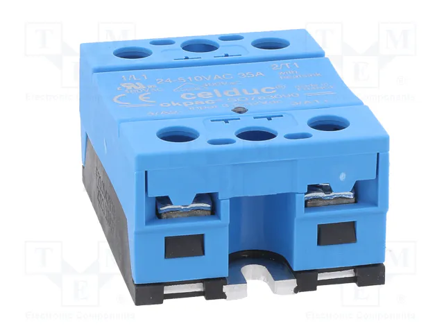 CELDUC SO7 Relé de semiconductor monofásico 35A 24÷510VAC