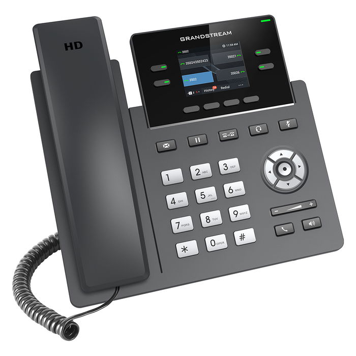 Grandstream GRP-2612 Teléfono IP SIP para Negocios, Modelo de Entrada