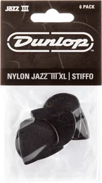 Dunlop Pack 6 Púas Nylon Jazz III XL Stiffo 1,38 mm para Guitarra