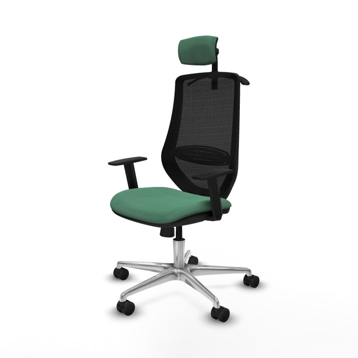 PIQUERAS Y CRESPO Silla de oficina Mardos con mecanismo Sincro Verde esmeralda y Negro PIQUERAS Y CRESPO Silla de oficina Mardos con mecanismo Sincro Verde esmeralda y Negro