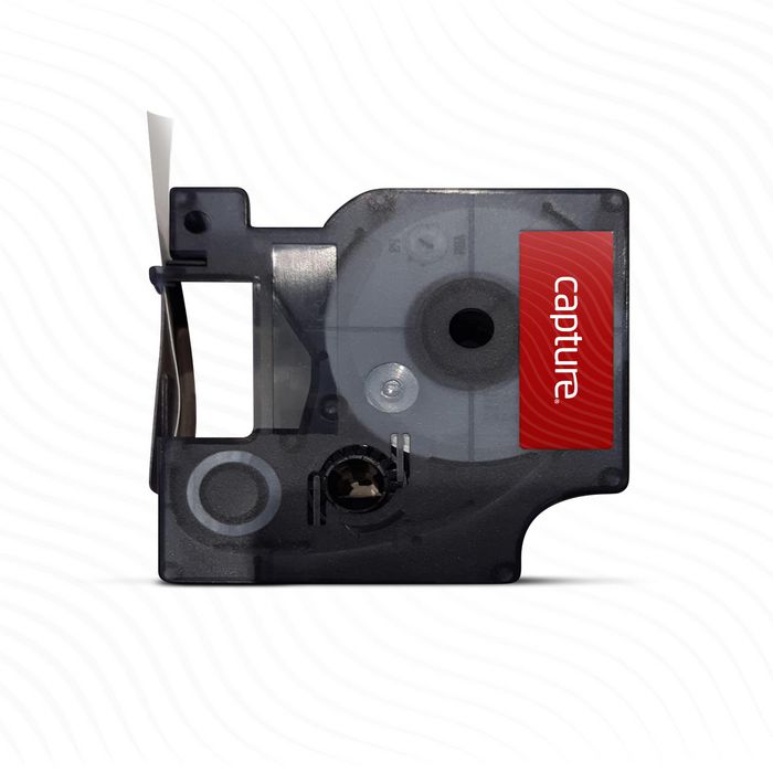 Capture S0720830 Cinta de etiquetas compatible D1 19mm x 7m Negro sobre Blanco Capture S0720830 Cinta de etiquetas compatible D1 19mm x 7m Negro sobre Blanco
