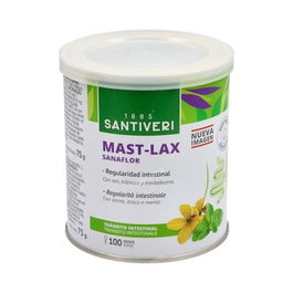 SANTIVERI Mast-Lax 75 g - Complemento Alimenticio a Base de Plantas para el Tránsito Intestinal - Bote