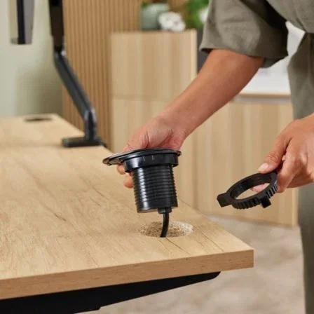 Fellowes 100137177 Toma Enchufe Empotrable 1 Toma Corriente 1 USB-C 1 USB Negro Fellowes 100137177 Toma Enchufe Empotrable 1 Toma Corriente 1 USB-C 1 USB Negro