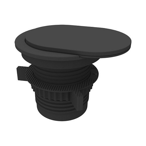 Fellowes Toma de Carga Empotrable con USB-A/C Negro