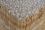 DKD Home Decor Reposapiés Boho Yute Natural 45 x 45 x 45 cm (2 Unidades) Colección Carpets abril 25a