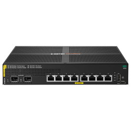 HP Enterprise Aruba Networking CX 6000 8-port 10M/100M/1G Class 4 PoE 2-port SFP 1G 67W Switch