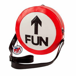 Oh My Pop Bolso-Mochila Sign Fun Rojo PVC 31x31x10 cm