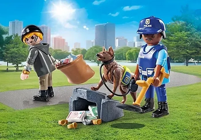 PLAYMOBIL 71731 Búsqueda Policial Action Heroes
