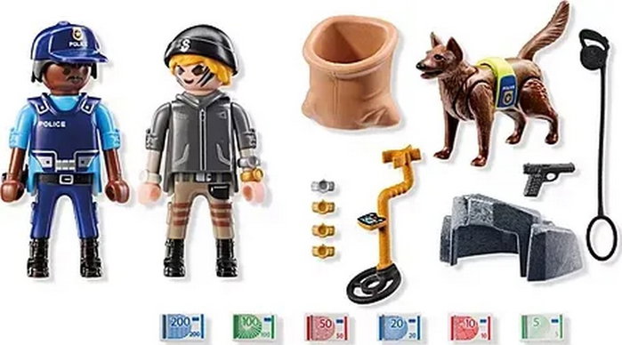 PLAYMOBIL 71731 Búsqueda Policial Action Heroes