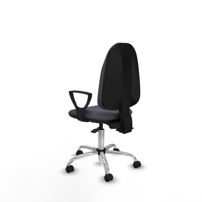PIQUERAS Y CRESPO Silla de oficina Algarra con mecanismo Asincro, Gris oscuro PIQUERAS Y CRESPO Silla de oficina Algarra con mecanismo Asincro, Gris oscuro