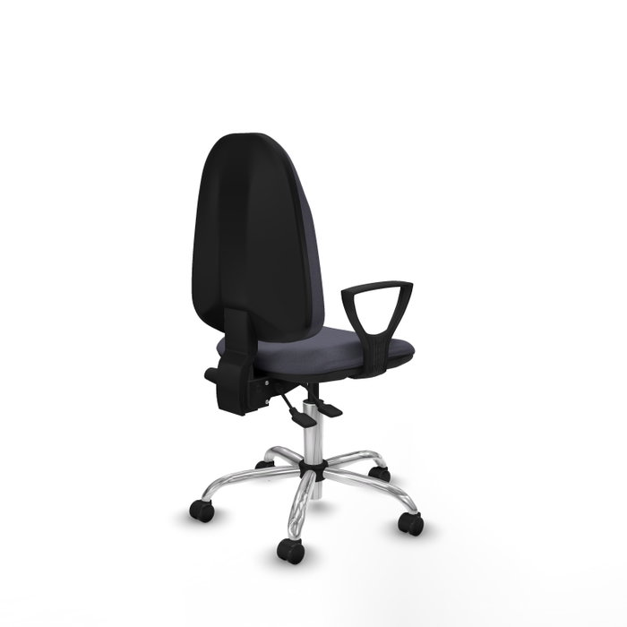 PIQUERAS Y CRESPO Silla de oficina Algarra con mecanismo Asincro, Gris oscuro PIQUERAS Y CRESPO Silla de oficina Algarra con mecanismo Asincro, Gris oscuro