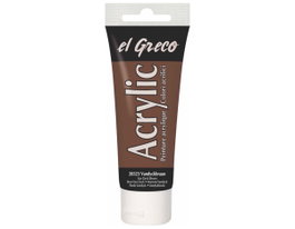 Kreul Pintura Acrílica el Greco Marrón Vandyke Brown 75ml