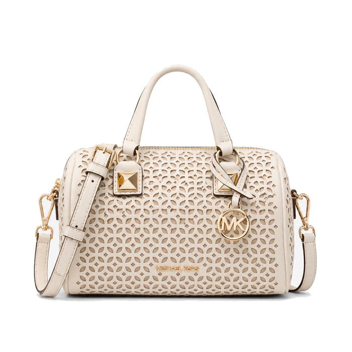 Michael Kors Bolso Grayson Beige en Lona Michael Kors Bolso Grayson Beige en Lona