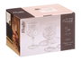 Vivalto Copa Troquelada 380 ml Transparente Vidrio 9x17x9 cm Apto Lavavajillas (Set de 24)