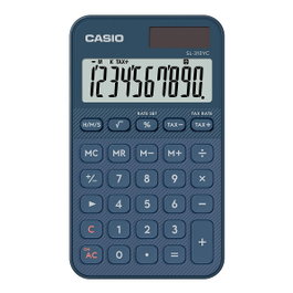 Casio SL-310YC-NY Calculadora de Bolsillo 10 Dígitos Azul Marino