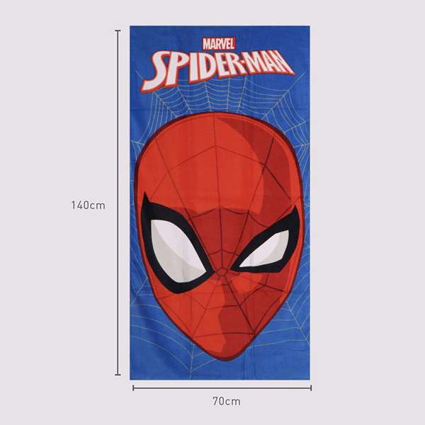 Cerdá Toalla Algodón Spiderman 70x140 cm Azul