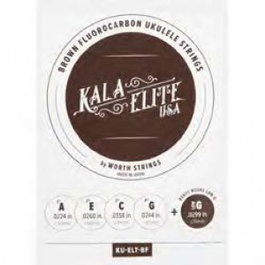 Juego de Cuerdas Kala Elite Usa para Ukelele Ubass de Fluorocarbono