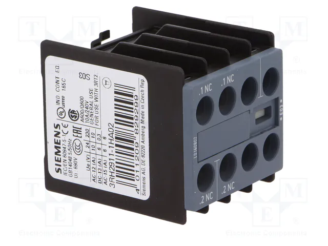 SIEMENS Contactores auxiliares S0, S00, S2 con agarres de tornillo SIEMENS Contactores auxiliares S0, S00, S2 con agarres de tornillo