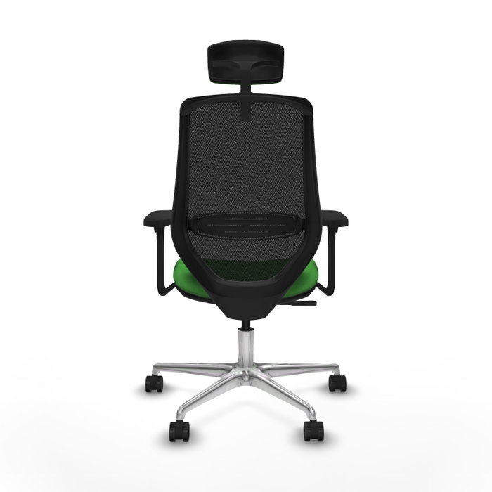 PIQUERAS Y CRESPO Silla de oficina Mardos con mecanismo Sincro, Verde y Negro