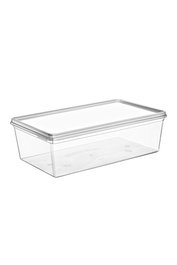 Hermia KKDFR2000-20 Juego de 20 Cajas de Almacenamiento Transparentes 14 x 23.5 x 7.5 cm / 2000 ml