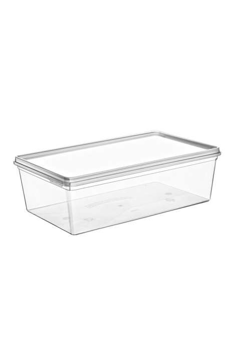 Hermia KKDFR2000-20 Juego de 20 Cajas de Almacenamiento Transparentes 14 x 23.5 x 7.5 cm / 2000 ml Hermia KKDFR2000-20 Juego de 20 Cajas de Almacenamiento Transparentes 14 x 23.5 x 7.5 cm / 2000 ml