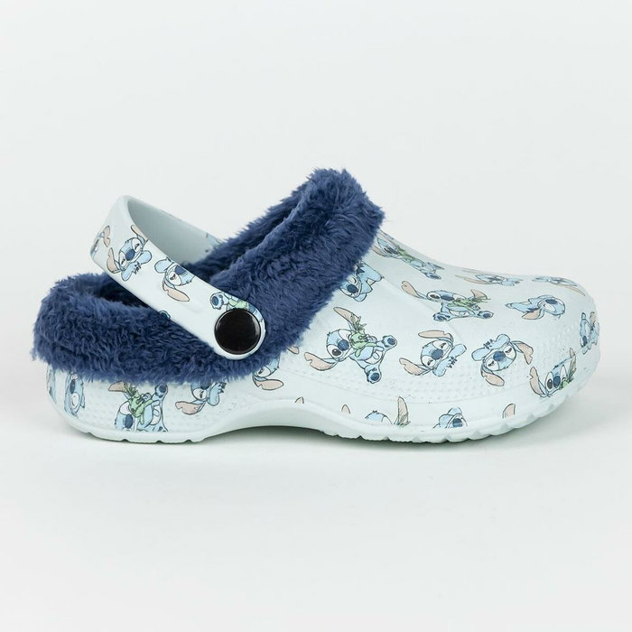 Cerdá Zapatillas de Casa Zueco Borreguillo Stitch T32/33 Light Blue