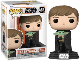 Funko POP! Star Wars The Mandalorian: Luke Skywalker con Grogu (482)