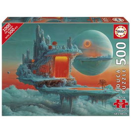 Educa Puzzle 500 Piezas Plus Planeta De Fuego Y Hielo